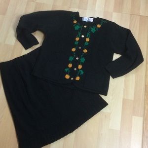 Vintage Tally-Ho Fall Cardigan sz Large